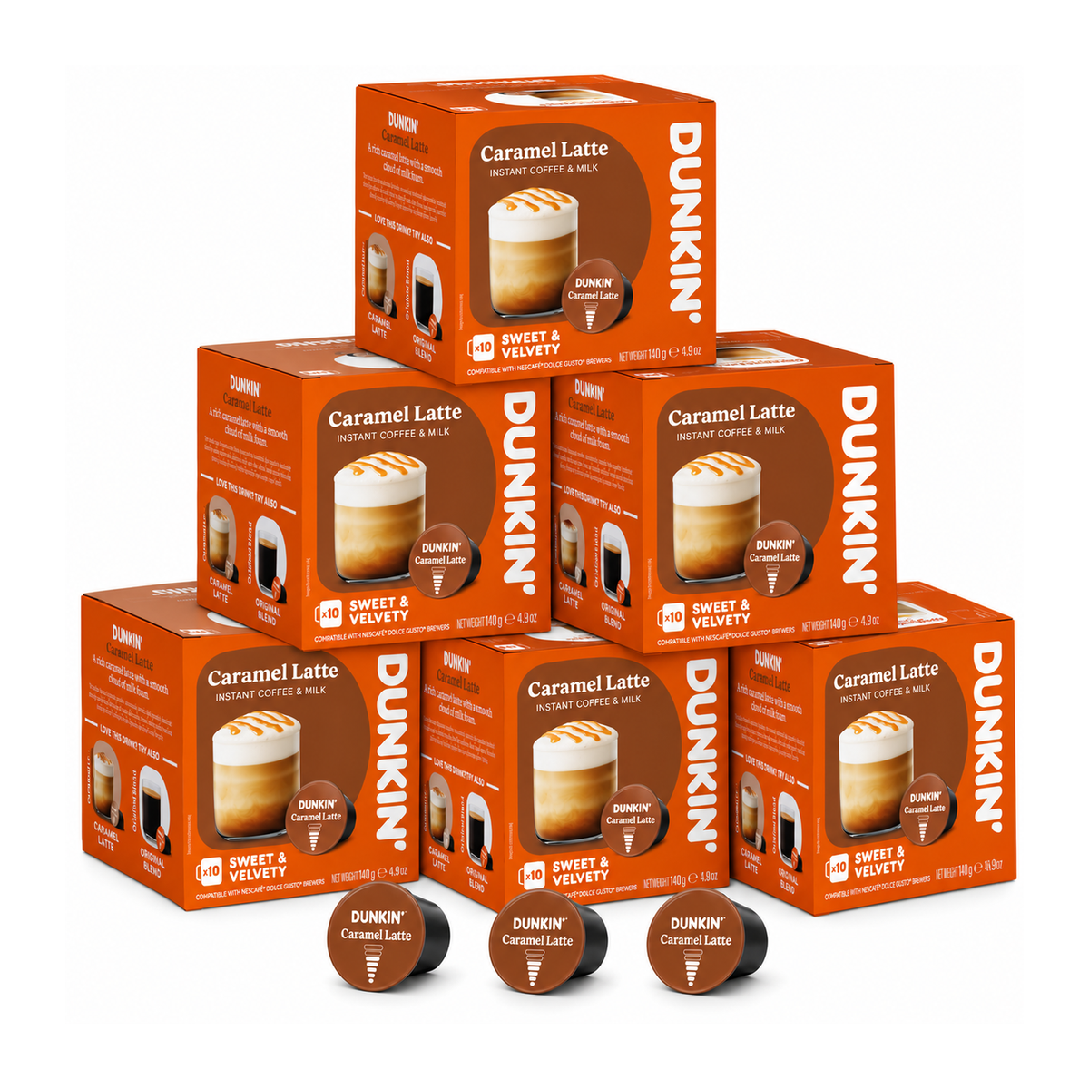 Dunkin' Caramel Latte
