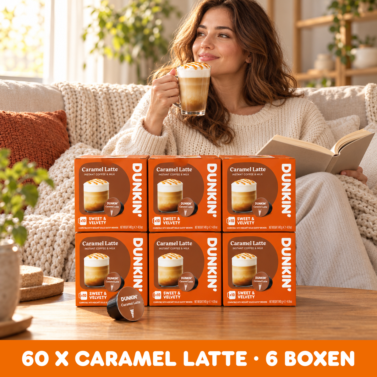 Dunkin' Caramel Latte