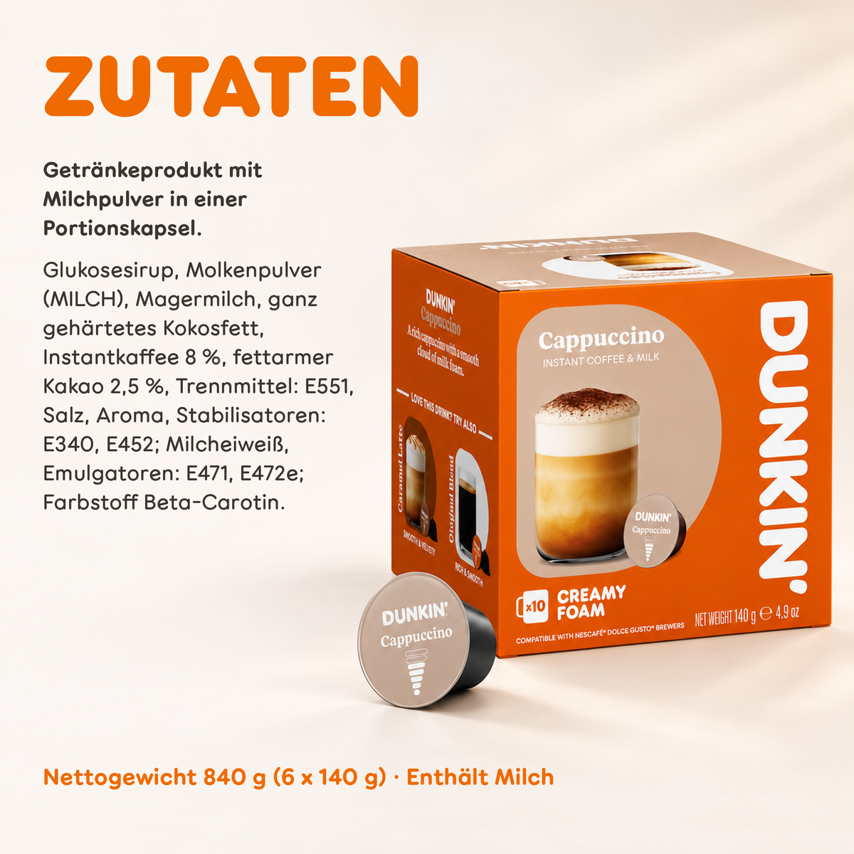 Dunkin' Cappuccino