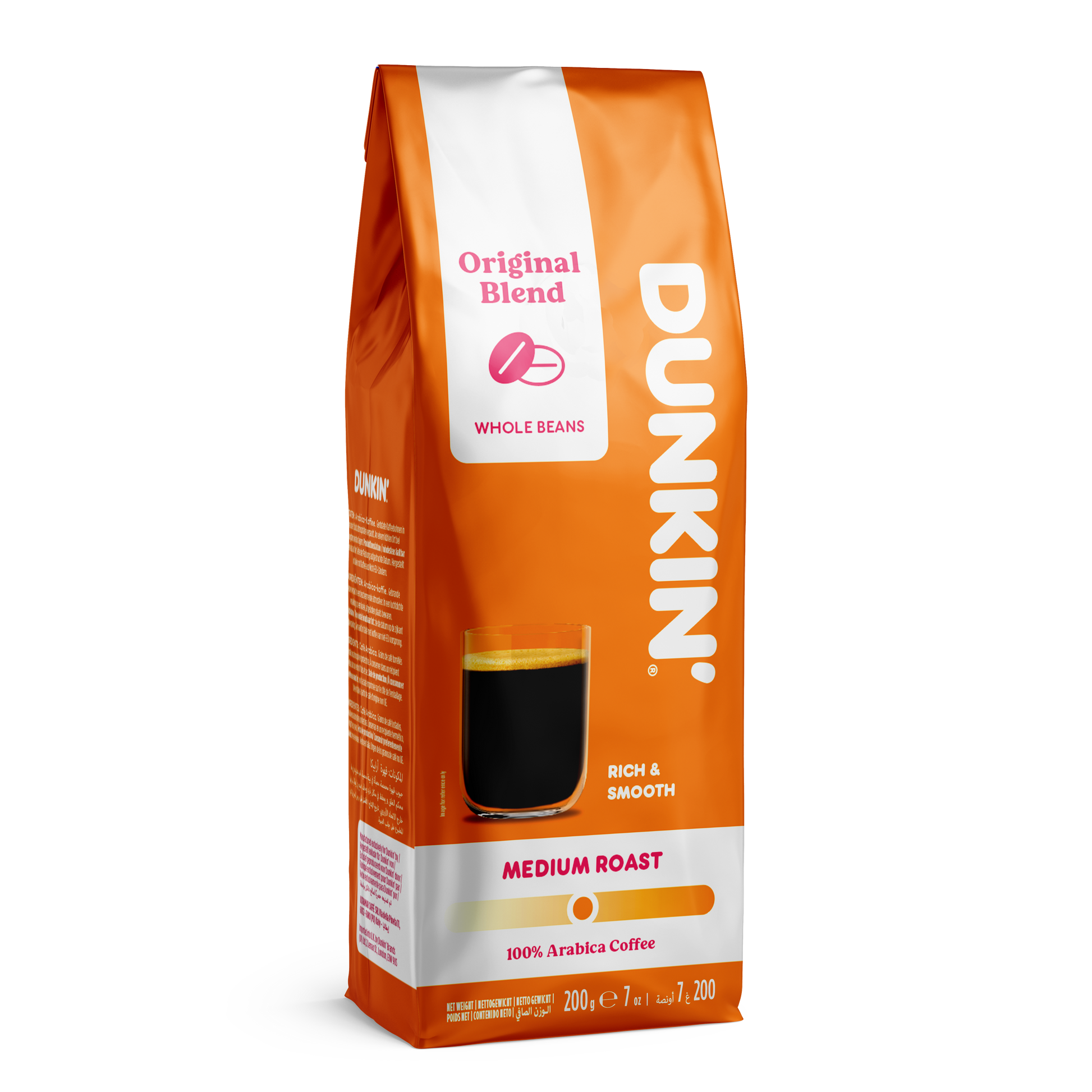 Dunkin' Original Blend Medium Roast whole Beans